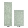 Lux Premium 100% Cotton Tufted Solid Reversible 2 PC Bath Rug Set – Ultra-Soft, Water-Absorbent, Durable, Machine Washable Bathroom Rug - 2 of 4