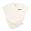 Simply Sage Market S.W.Smiley Teacher Recipe Front & Back Design Garment Dyed Tee - 3 of 4
