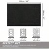 32 inchx 48 inch non - slip door mats indoor entryway rugs washable low - profile absorbent stain resist floor mats black - 2 of 4