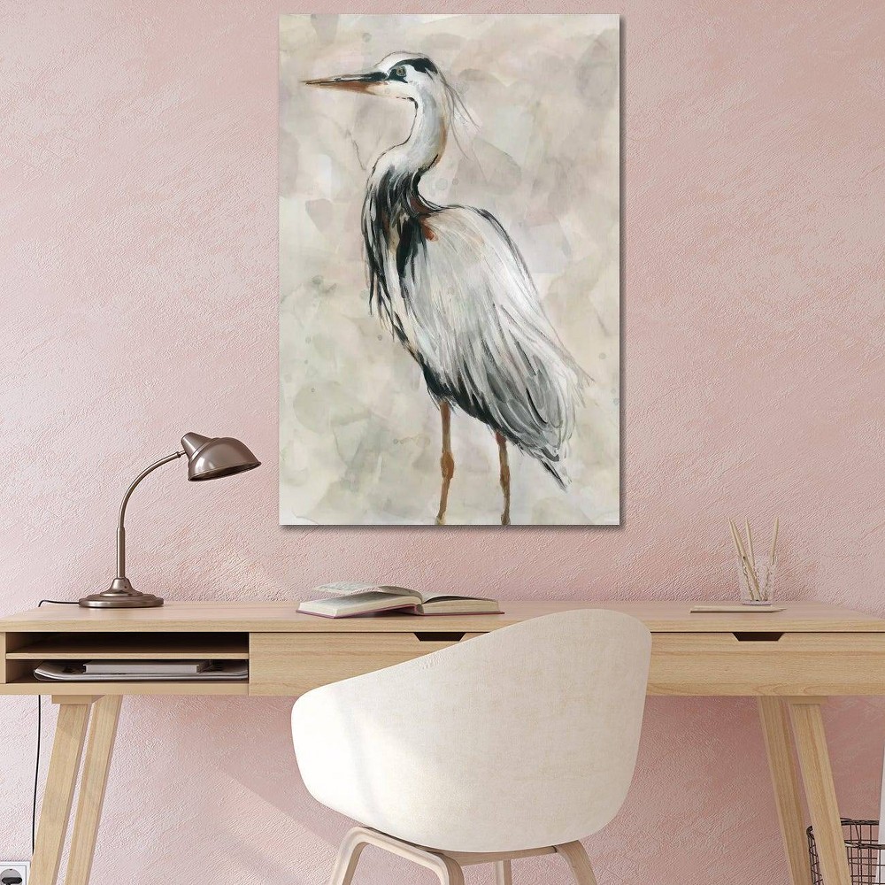 Photos - Other Decoration iCanvas 26"x18" Crane at Dusk II by Carol Robinson Canvas Print Wall Art