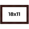PosterPalooza | Distressed Brown Picture Frame - UV Acrylic, Backing Board, Hanging Hardware Included - 2 of 4