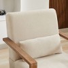 CAVINAS 360°Swivel Accent Chair with Lumbar Pillow,Upholstered Armchair Leisure Chair for Living Room,Modern Comfy Lounge Reading Chair - 2 of 4