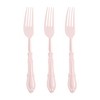 Smarty Had A Party Pink Baroque Plastic Dinner Forks - 480 pcs - 2 of 4