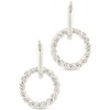 SHINE by Sterling Forever Hassie Delicate Twist Hoops - 3 of 4