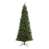 Nearly Natural 10-ft Cashmere Slim Artificial Christmas Tree with 750 Warm White Lights and 1908 Bendable Branches - 3 of 4
