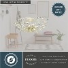 VAXCEL Jardin 19-in W Crystal Bronze Vintage Vine Semi Flush Mount Ceiling Light - 4 of 4