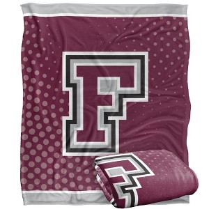 Fordham University Logo Dots Silky Touch Blanket White 50x60 - 1 of 4