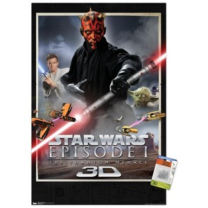 Trends International Star Wars: The Phantom Menace - 3D One Sheet Unframed Wall Poster Prints - 1 of 4