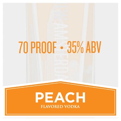 New Amsterdam Peach Flavored Vodka - 375ml Bottle