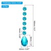 Unique Bargains Crystal Pendants Teardrop Beads for DIY Lamp Arts Crafts Decoration 6 Pcs - 2 of 4