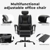 NicBex Adjustable Office Chair with High Backrest,Ergonomic Computer Chair with Lumbar Support,Swivel Leather Desk Chair for Adult,Student - 4 of 4