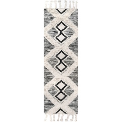 Nuloom Yara Shaggy Helix Diamonds Indoor Area Rug