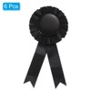 Unique Bargains Blank Rose Knot Award Ribbon for DIY Party Wedding Competition 6 Pcs - 3 of 3