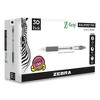 Zebra Z-Grip Ballpoint Pen, Retractable, Medium 0.7 mm, Black Ink, Clear/Black Barrel, 30/Pack - 2 of 4