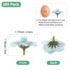 Unique Bargains Silk Rose Artificial Flower Heads - 3 of 4