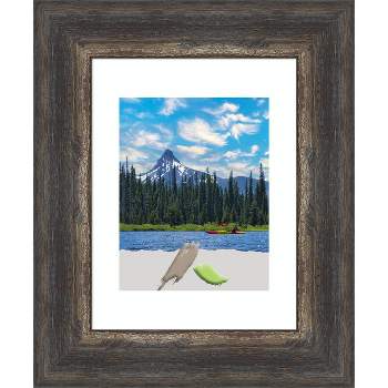 Amanti Art Bark Rustic Char Picture Frame
