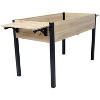 Okak Elevated Raised Garden Bed with Folding Storage Shelf Herb, Vegetable/Flower Planter, Outdoor & Indoor Use, 4 Colors - 2 of 4