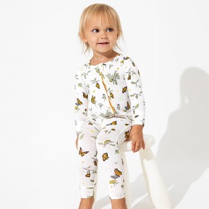 Bellabu Bear Baby Monarch Butterfly Bamboo Convertible Footie - 1 of 4