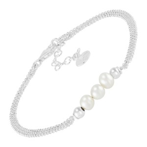 Silpada 'Pearl City' Sterling Silver Freshwater Pearl Bracelet, 7" + 1" - 1 of 4