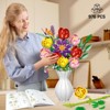 Cubimana 976 Rose Flower Building Block Sets, Flower STEM Building Toy Valentine's Day Mother's Day Gifts For Kids and Adults Ages 8+ - 2 of 4