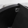 KIGFTSOD Round Coffee Table Wood Surface and Black Metel Feet - 3 of 4