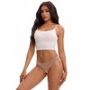 INSPIRE CHIC Women's Satin Silky Hipster Low Waisted Lace Trimmed Briefs - 4 of 4