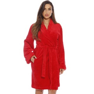 Just Love Womens Plush Solid Robe | Ladies Bathrobe - 1 of 2