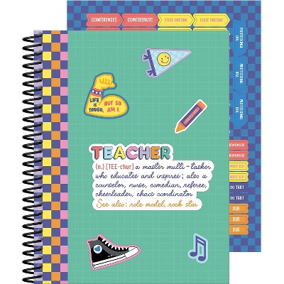 Carson Dellosa Education We Stick Together Teacher Planner Multicolored (105050)