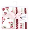 Hudson Baby Infant Girl Flannel Burp Cloth 10pk, Sweet Roses, One Size - 2 of 4