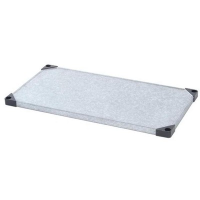 Quantum Storage Systems Shelf, Solid, 36"W X 18"D, 300 - 600 Lb. Capacity, Double Hemmed Perimeter With Marine Edge, 304 Stainless Steel, Nsf