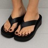 CUSHIONAIRE Women's Pippin thong platform sandal with +Memory Foam - 4 of 4