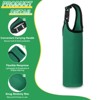 Unique Bargains Elastic Neoprene Commuting Jogging Cycling Insulated Bottle Sleeves with Carrying Handle 2 Pcs - 3 of 4