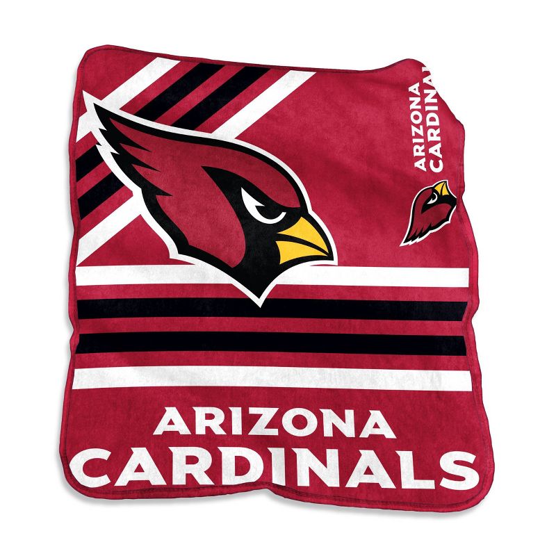 NFL Arizona Cardinals Raschel Throw Blanket, 1 of 4
