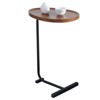 FONTOI End Tables Sofa Table Laptop Snack Stand, Nightstand for Living Room, or Modern Accent Table, Accent Side End Table, Black, 17.72"*11.8"*23.62" - 3 of 4