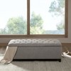 NicBex Modern 49" Storage Bench Upholstered Accent Stools with Button Tufted for Bedroom and Entryway - 3 of 4