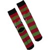 A Nightmare On Elm Street Socks Freddy Krueger Movies Men's 3 Pack Crew Socks Multicoloured - image 2 of 4