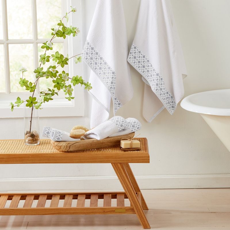 Market & Place Turkish Cotton Luxury 6-Piece Bath Towel Set, 3 of 8
