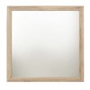 FONTOI Mirror Furniture Arch Top Floor Mirror Modern Curved Frame Design Adds Elegant Depth and Warmth for Bedroom Living Room, Natural, 1"*40"*40" - 2 of 4