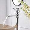 BWE Waterfall Single Hole Single-Handle Vessel Bathroom Faucet With Pop-up Drain Assembly - 4 of 4