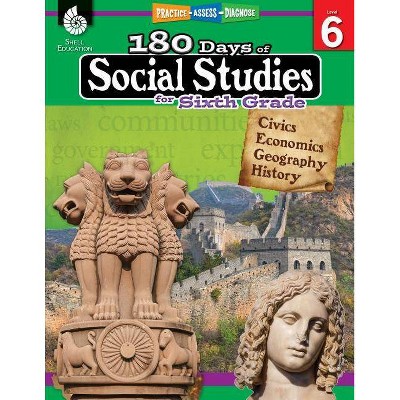 180 Days of Social Studies for Sixth Grade - (180 Days of Practice) by  Kathy Flynn & Terri McNamara & Marla Tomlinson (Paperback)