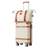Luupatchy Minimalist 3 Pcs 20in Hardshell Luggage Sets, with Travel Duffel Bag & Toiletry - 2 of 4