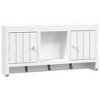 Aghana Digitals Wall-Mounted White Engineered Wood Key Cabinet with 2 Doors, 3 Hooks - Sleek - 2 of 4