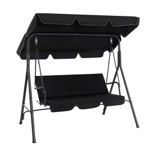 Karl Home | 2-Person Outdoor Large Convertible Canopy Swing - 1 of 4