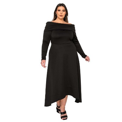 L I V D Women's Lyra Off Shoulder Maxi Dress