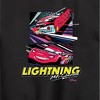Boys' - Cars - Under The Lights Lightning Mcqueen Graphic Long Sleeve Fleece Sweatshirt - 2 of 4
