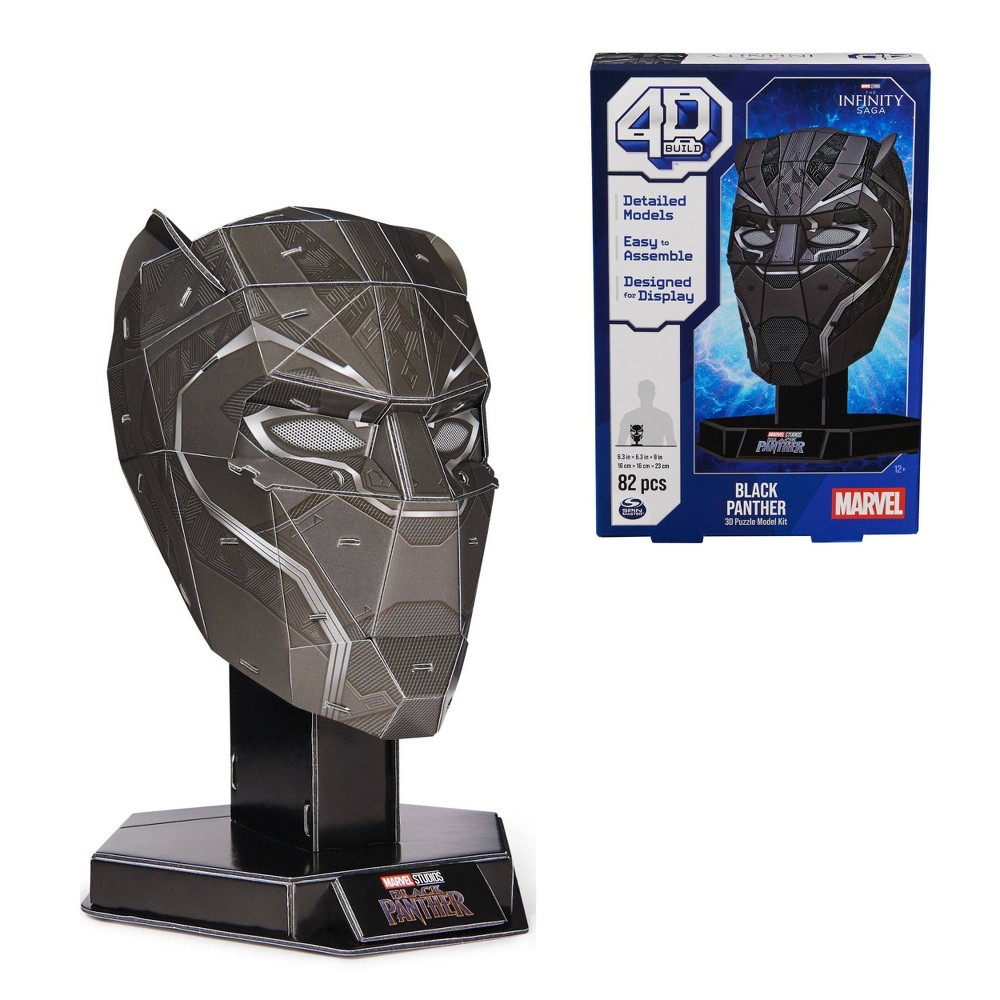 4D BUILD - Marvel Black Panther Model Kit Puzzle 82pc