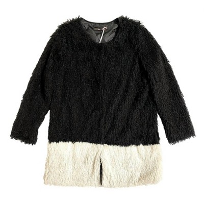 Women's Wo's Faux Fur Two Tone Jacket - Hazel