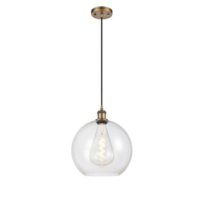 Athens - 1 Light Mini Pendant In Industrial Style-16.38 Inches Tall and 11.75 Inches Wide