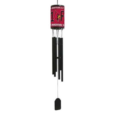 NCAA Wind Chime, #1 Fan with Team Logo - Louisville Cardinals