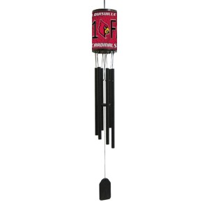 NCAA Wind Chime, #1 Fan with Team Logo - Louisville Cardinals - 1 of 2